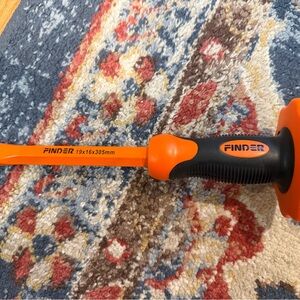 Finder Orange and Black Concrete Chisel